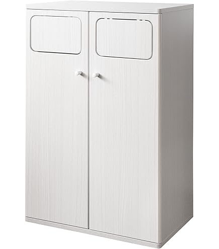 Amazon | DMinterior-MT 木製ダブルプッシュダストボックス 45L